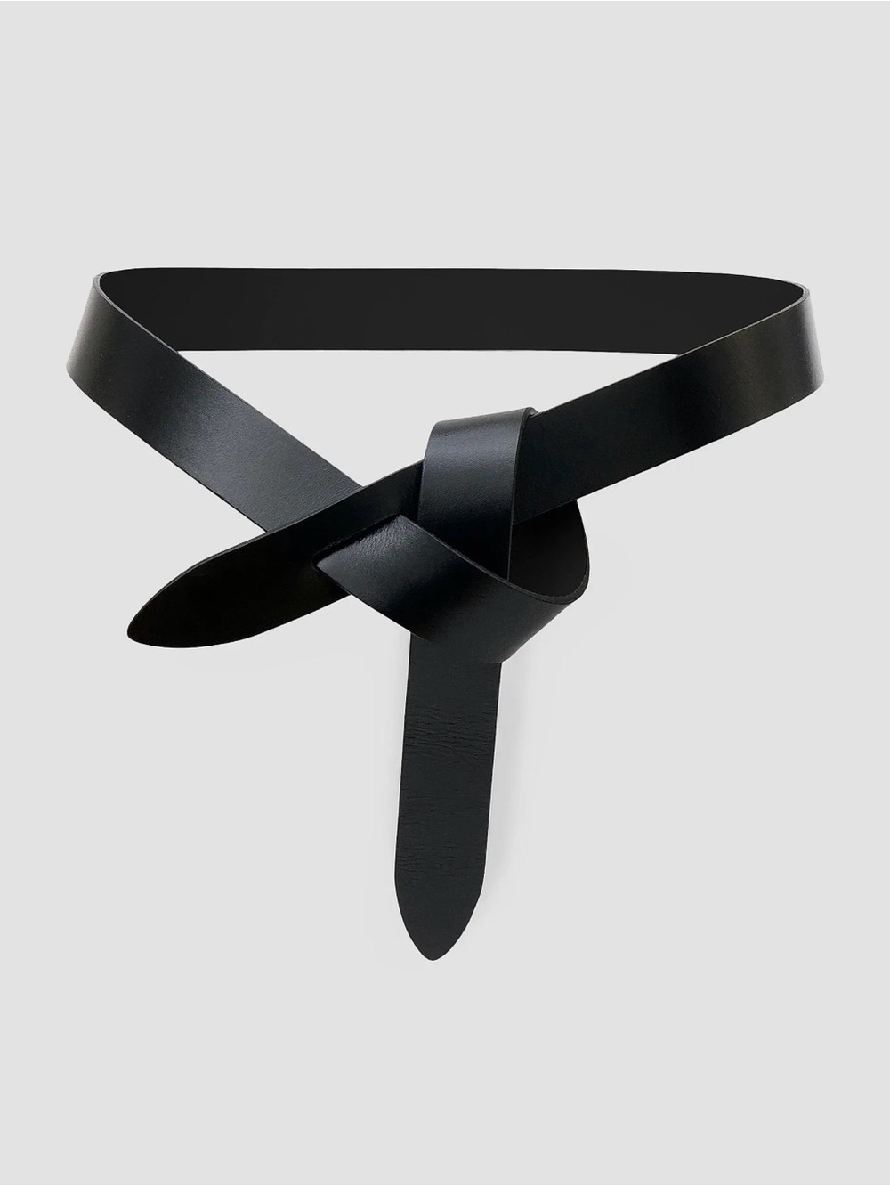 Black Women’s Leather Knot Belt